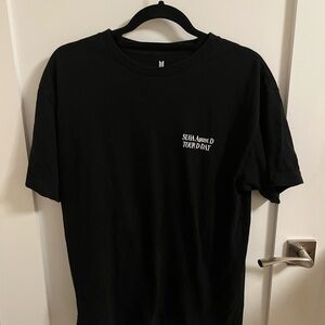 BTS Suga Agust D Black D Day Tee